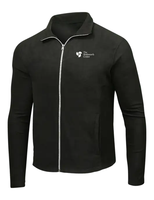 Black Microfleece Jacket w/Holdsworth Center Logo