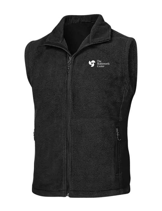 Black Fleece Vest w/Holdsworth Center Logo