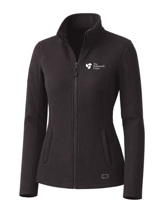 OGIO Blacktop Womens Grit Fleece Jacket w/Holdsworth Center Logo