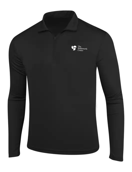 Black PosiCharge Competitor 1/4 Zip Pullover w/Holdsworth Center Logo
