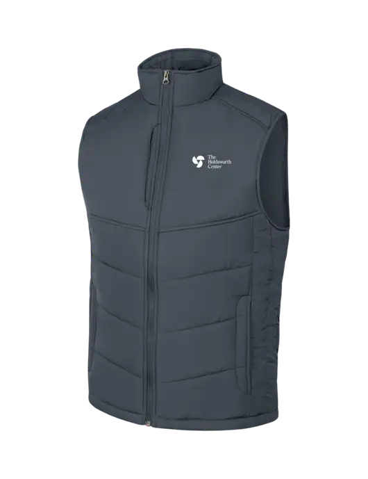 Dark Slate/Black Puffy Vest w/Holdsworth Center Logo