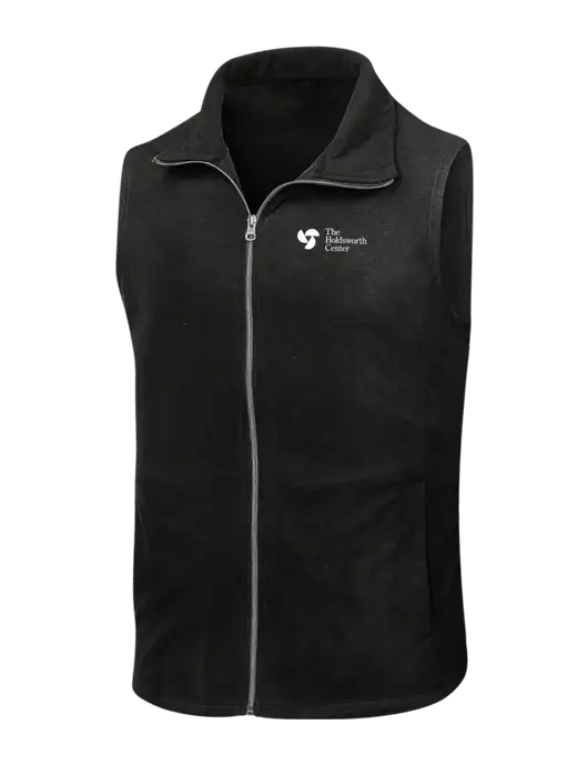 Black Microfleece Vest w/Holdsworth Center Logo