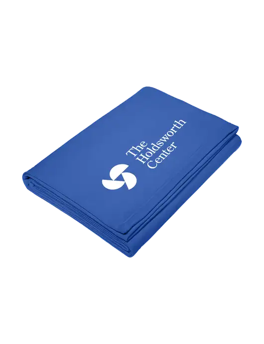 Core Royal Fleece Sweatshirt Blanket w/Holdsworth Center Logo