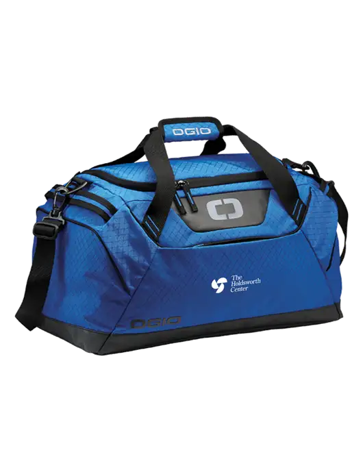 OGIO Royal Blue Catalyst Duffle
 w/Holdsworth Center Logo