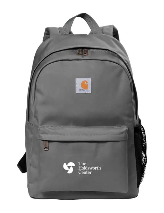 Carhartt Grey Canvas Backpack w/Holdsworth Center Logo