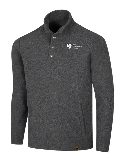 Russell Outdoors Dark Grey Heather Basin Snap Pullover w/Holdsworth Center Logo