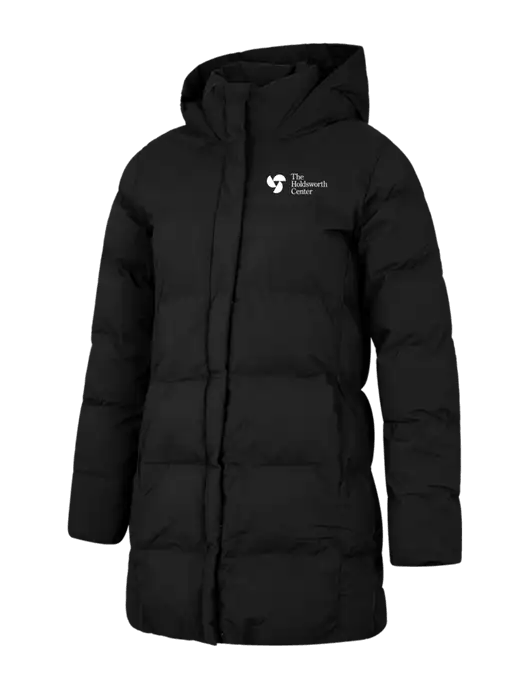 Mercer+Mettle Womens Deep Black Puffy Parka  w/Holdsworth Center Logo