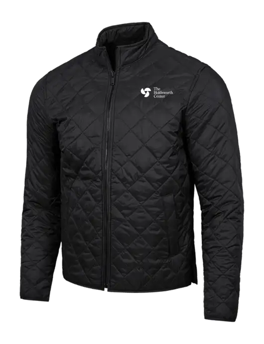 Mercer+Mettle Black Quilted Full-Zip Jacket w/Holdsworth Center Logo