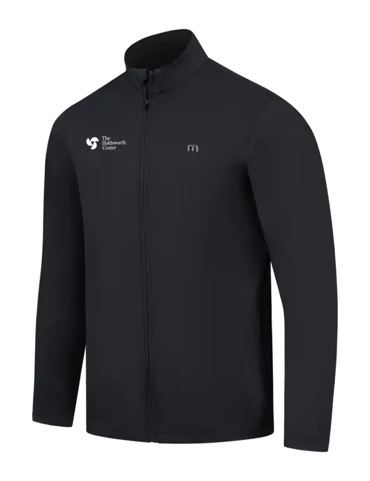 TravisMathew Black Surfside Full-Zip Jacket w/Holdsworth Center Logo