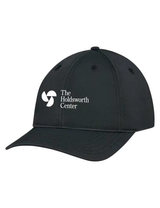 Black Nylon Twill Performance Cap w/Holdsworth Center Logo