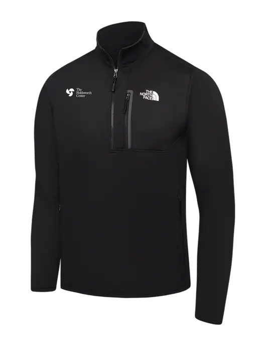The North Face Black Skyline 1/2-Zip Fleece w/Holdsworth Center Logo