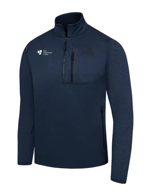 The North Face Navy Heather Skyline 1/2-Zip Fleece w/Holdsworth Center Logo