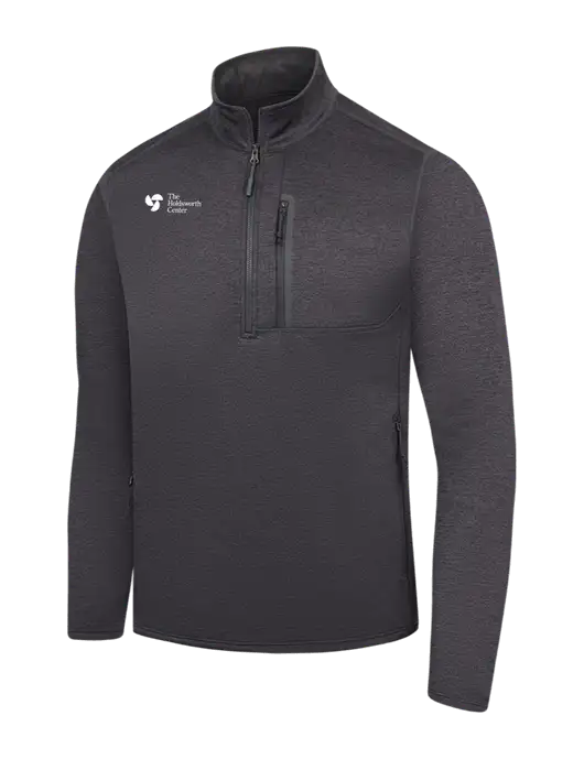 The North Face Dark Grey Heather Skyline 1/2-Zip Fleece w/Holdsworth Center Logo