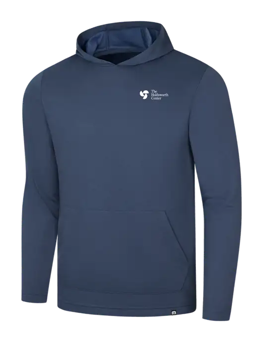 TravisMathew Navy Coveside Hoodie w/Holdsworth Center Logo