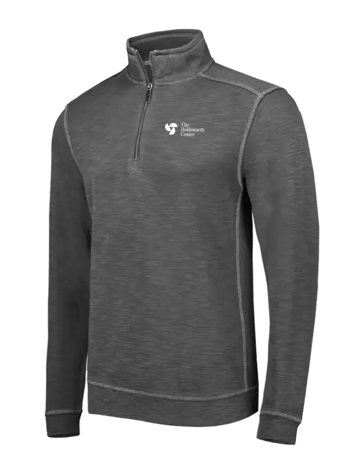 Tommy Bahama Dark Grey Tobago Bay 1/2 Zip w/Holdsworth Center Logo