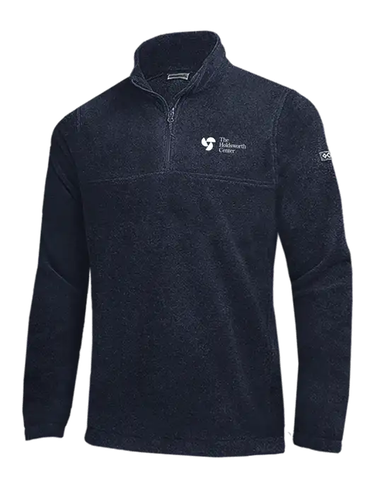Columbia Navy Steens Mountain Fleece 1/2 Zip Pullover w/Holdsworth Center Logo