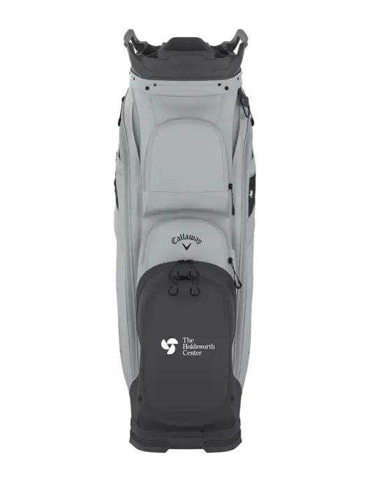 Callaway Org 14 Light Grey Cart Golf Bag  w/Holdsworth Center Logo