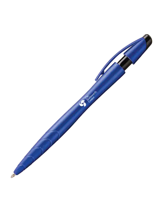 Awali Blue Metallic Pen - Black Ink w/Holdsworth Center Logo