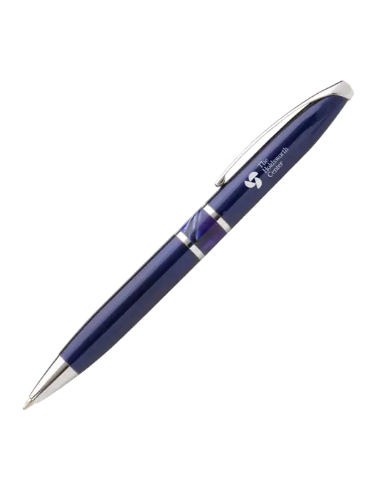 Illusion Navy Pen - Black Ink w/Holdsworth Center Logo