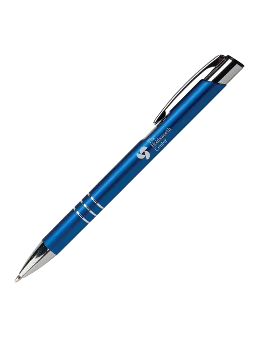 Laurent Blue Pen - Black Ink w/Holdsworth Center Logo