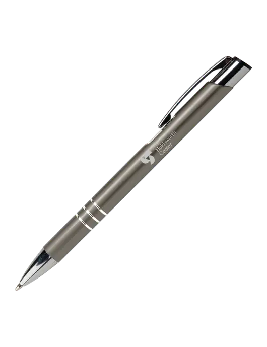Laurent Gunmetal Pen - Black Ink w/Holdsworth Center Logo