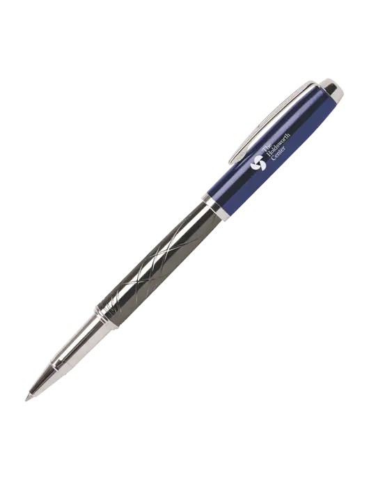 Modernist Blue Rollerball Pen - Black Ink w/Holdsworth Center Logo