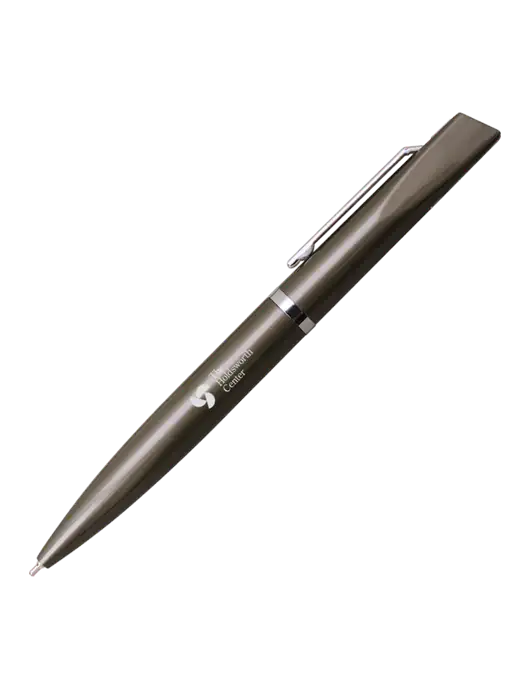 Santos Gunmetal Pen - Black Ink w/Holdsworth Center Logo