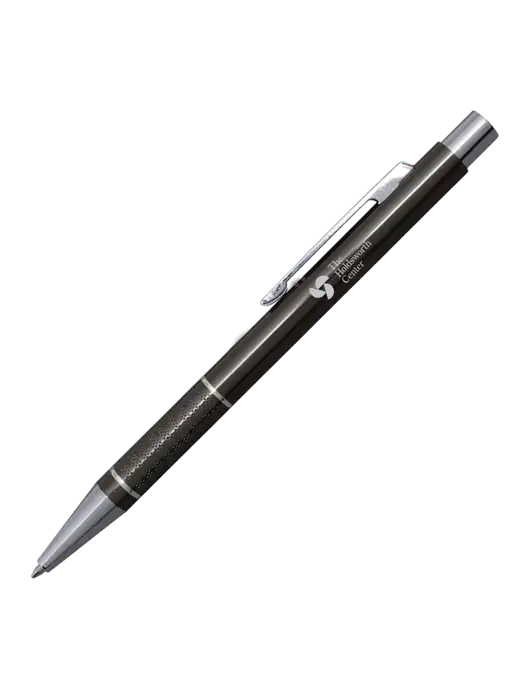 St George Gunmetal Pen - Blue Ink w/Holdsworth Center Logo