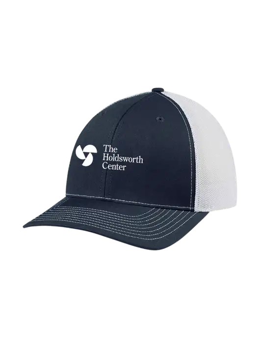 Richardson Adjustable Snapback Original 112 Trucker Cap Navy w/White Mesh w/Holdsworth Center Logo
