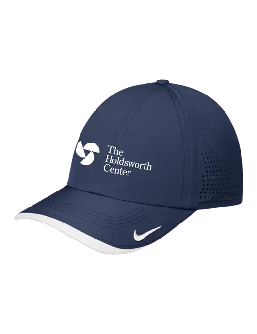 Nike Navy/White Dri-FIT Perforated Performance Cap w/Holdsworth Center Logo