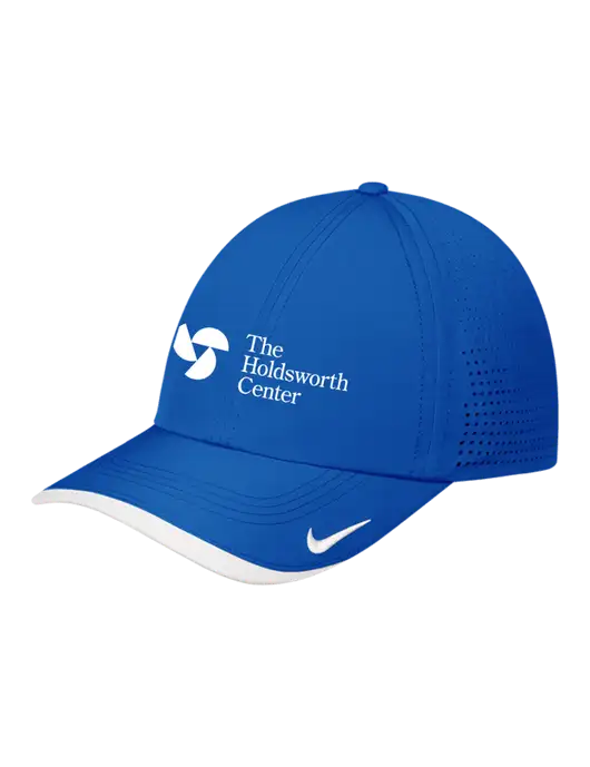 Nike Royal/White Dri-FIT Perforated Performance Cap w/Holdsworth Center Logo