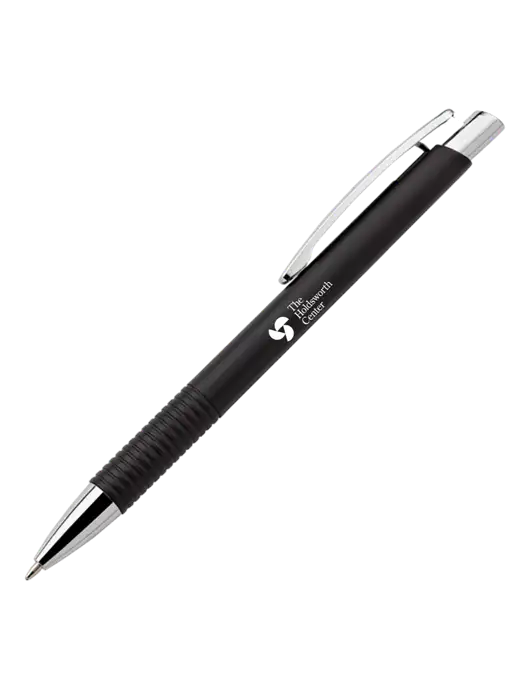 Malay Black Ballpoint Pen - Blue Ink w/Holdsworth Center Logo