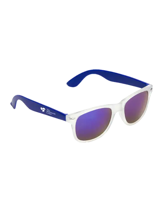 Key West Blue Mirrored Sunglasses w/Holdsworth Center Logo