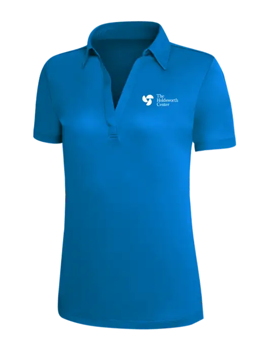 Royal Blue Silk Touch Womens Performance Polo w/Holdsworth Center Logo