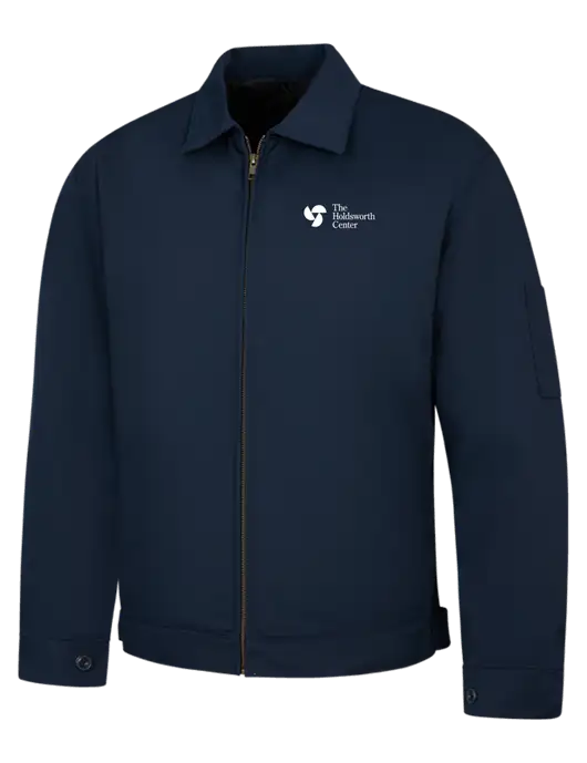 Red Kap Navy Slash Pocket Jacket w/Holdsworth Center Logo