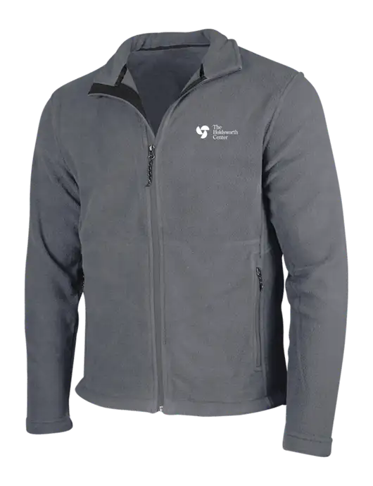 Medium Grey Fleece Jacket w/Holdsworth Center Logo