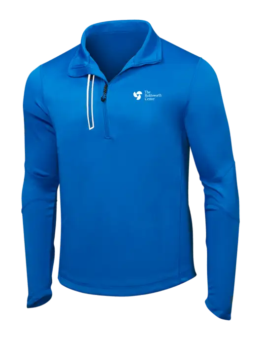 OGIO Electric Blue Endurance Fulcrum 1/4 Zip w/Holdsworth Center Logo