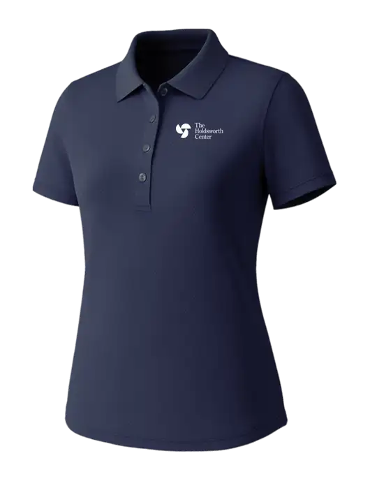 Callaway Womens Core Navy Performance Polo w/Holdsworth Center Logo