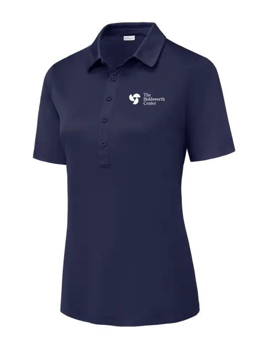 True Navy Womens Posi-UV Pro Polo w/Holdsworth Center Logo