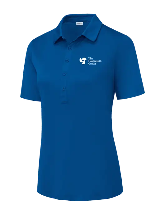 True Royal Womens Posi-UV Pro Polo w/Holdsworth Center Logo