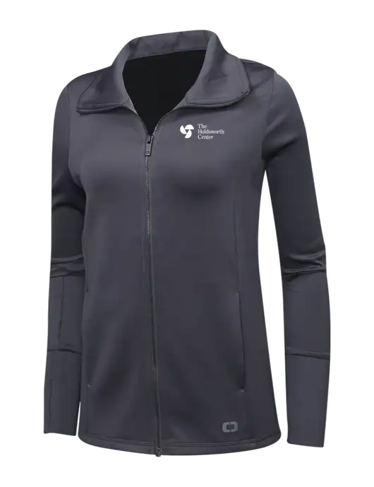 OGIO Dark Grey Womens Endurance Modern Performance Full-Zip w/Holdsworth Center Logo