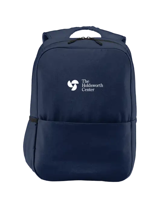Access Square Laptop River Blue Navy Backpack w/Holdsworth Center Logo