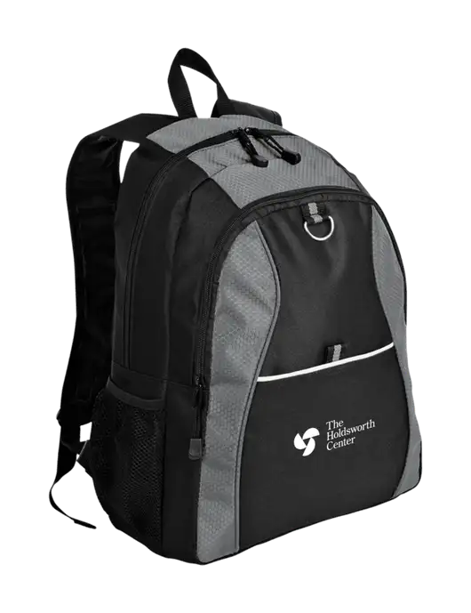 Honeycomb Grey/Black Backpack w/Holdsworth Center Logo