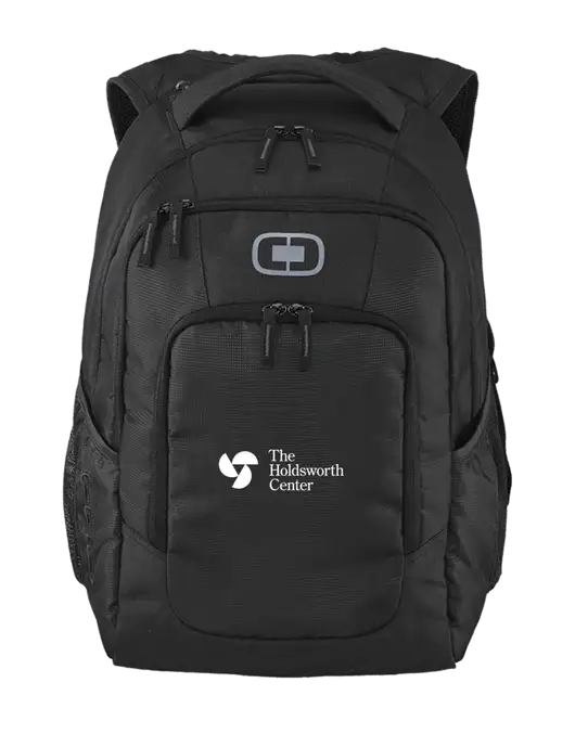 OGIO Black Logan Laptop Backpack
 w/Holdsworth Center Logo