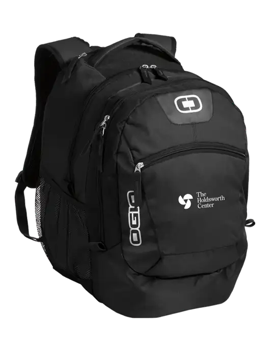 OGIO Black Rogue Pack
 w/Holdsworth Center Logo