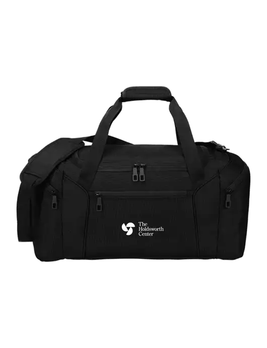 Slim & Lite Black Duffel    w/Holdsworth Center Logo