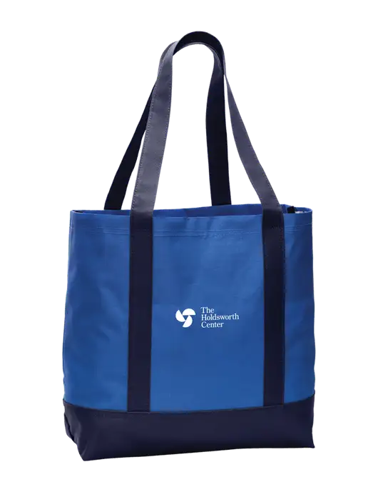 Carryall Blue/Navy Day Tote Twilight w/Holdsworth Center Logo
