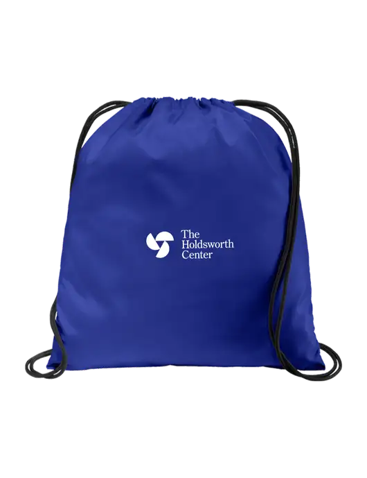 Drawstring  Royal Cinch Pack w/Holdsworth Center Logo