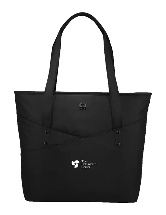 OGIO Black Downtown Tote 
 w/Holdsworth Center Logo