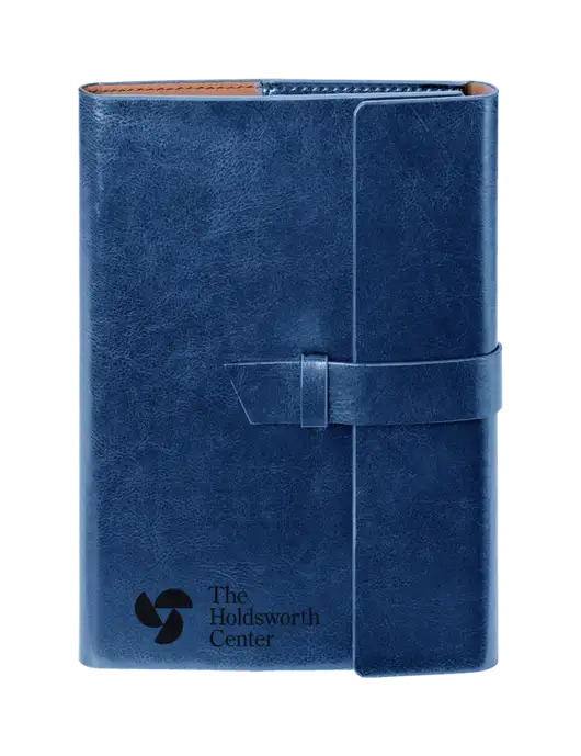 Fabrizio Blue 6.875 x 9.56 Portfolio w/Holdsworth Center Logo